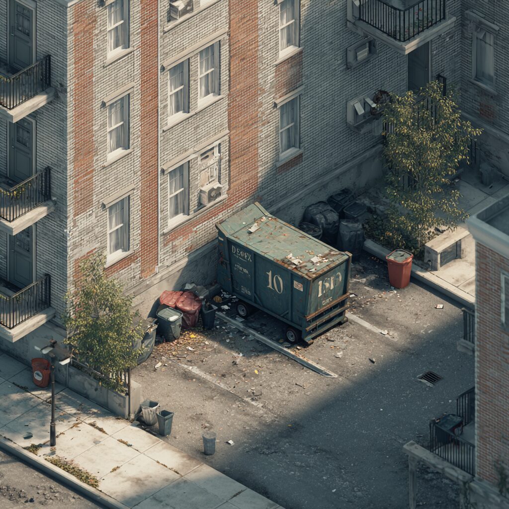 apartment dumpster placement guide