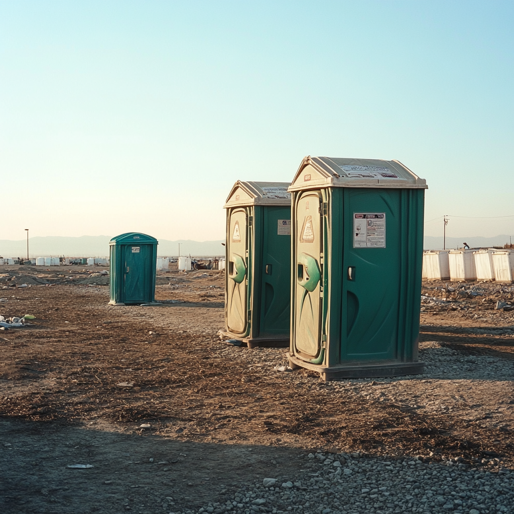 porta potty sanitization for emergency relief