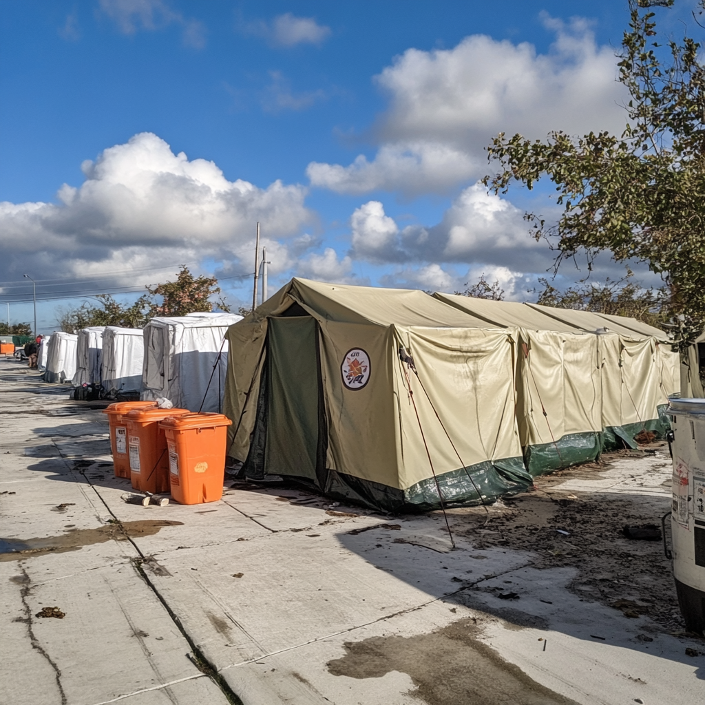 porta potty sanitization in disaster zones