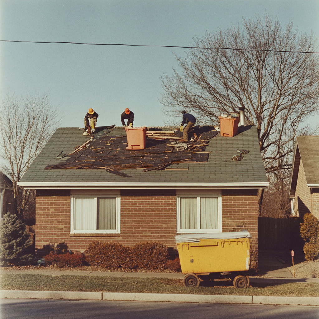 dumpsters for residential roofing 