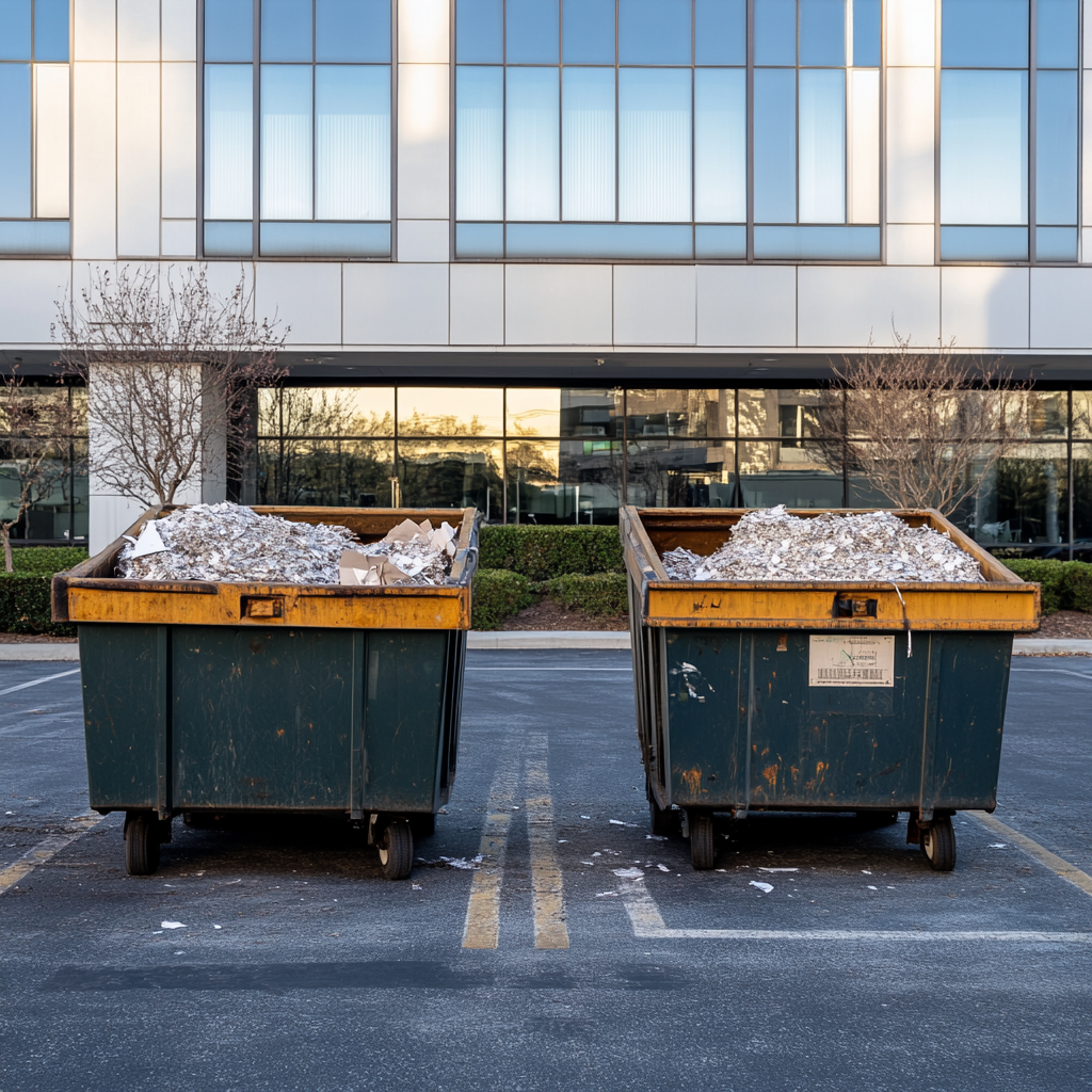 roll-off dumpsters for office cleanouts
