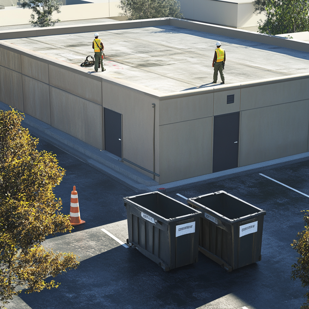 dumpster rentals for roofing