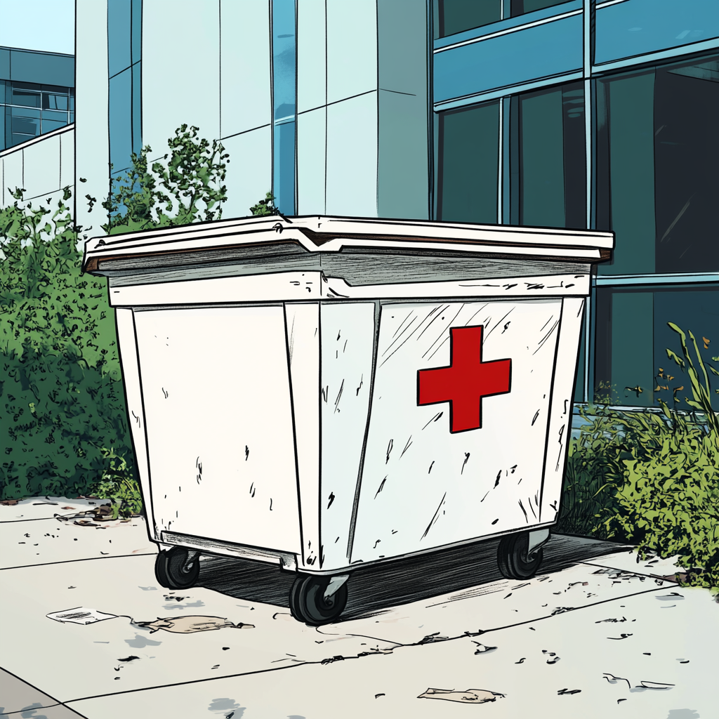 dumpsters for medical waste streams