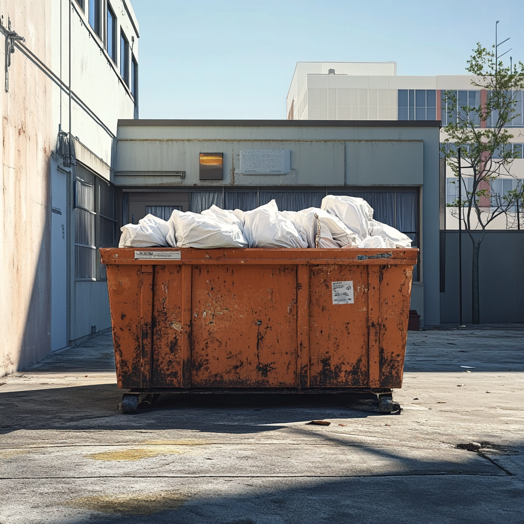 can you use dumpsters to dispose of medical equipment? 