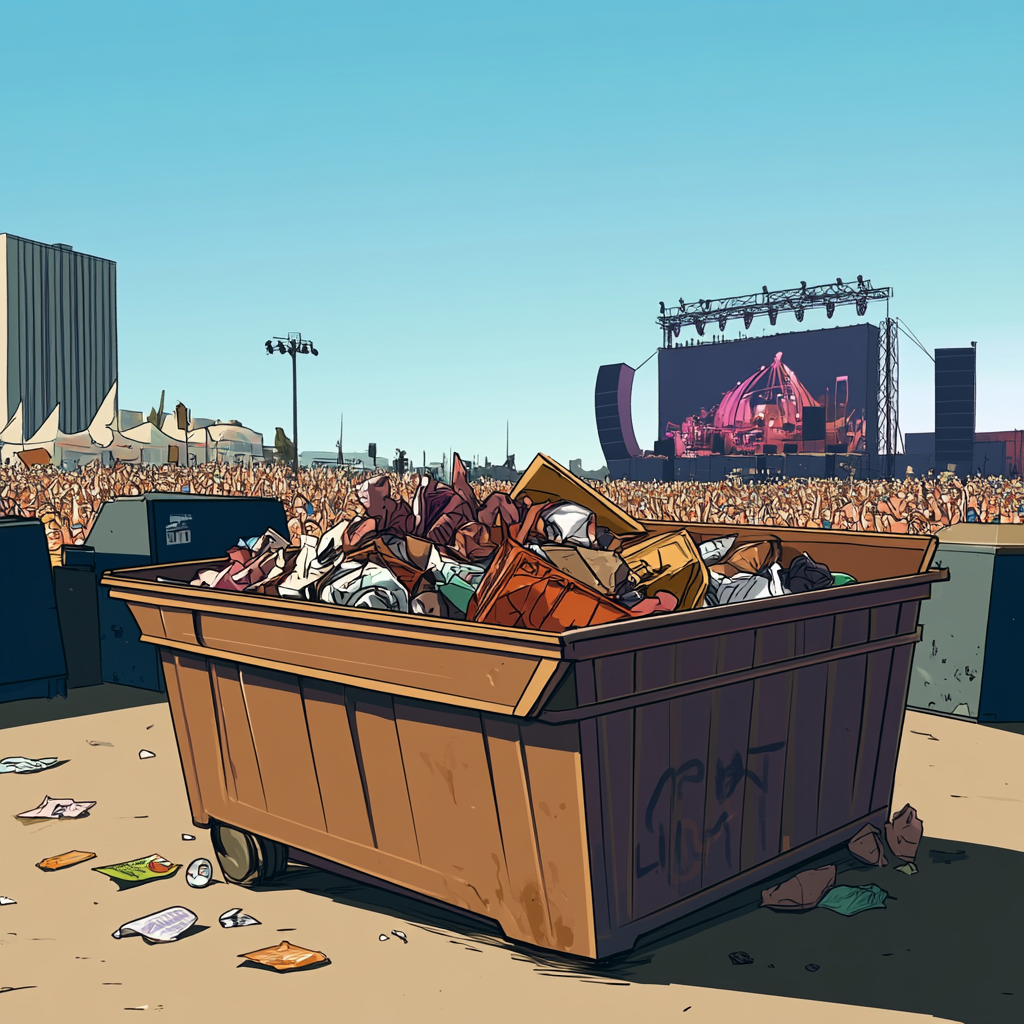 tips for dumpster odor control for summer music festivals