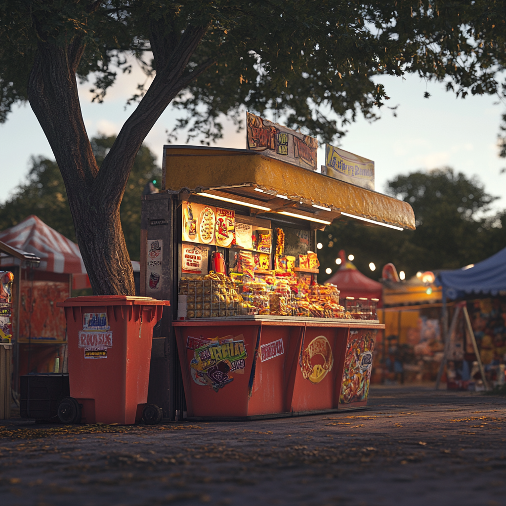 dumpsters for music festival food vendors