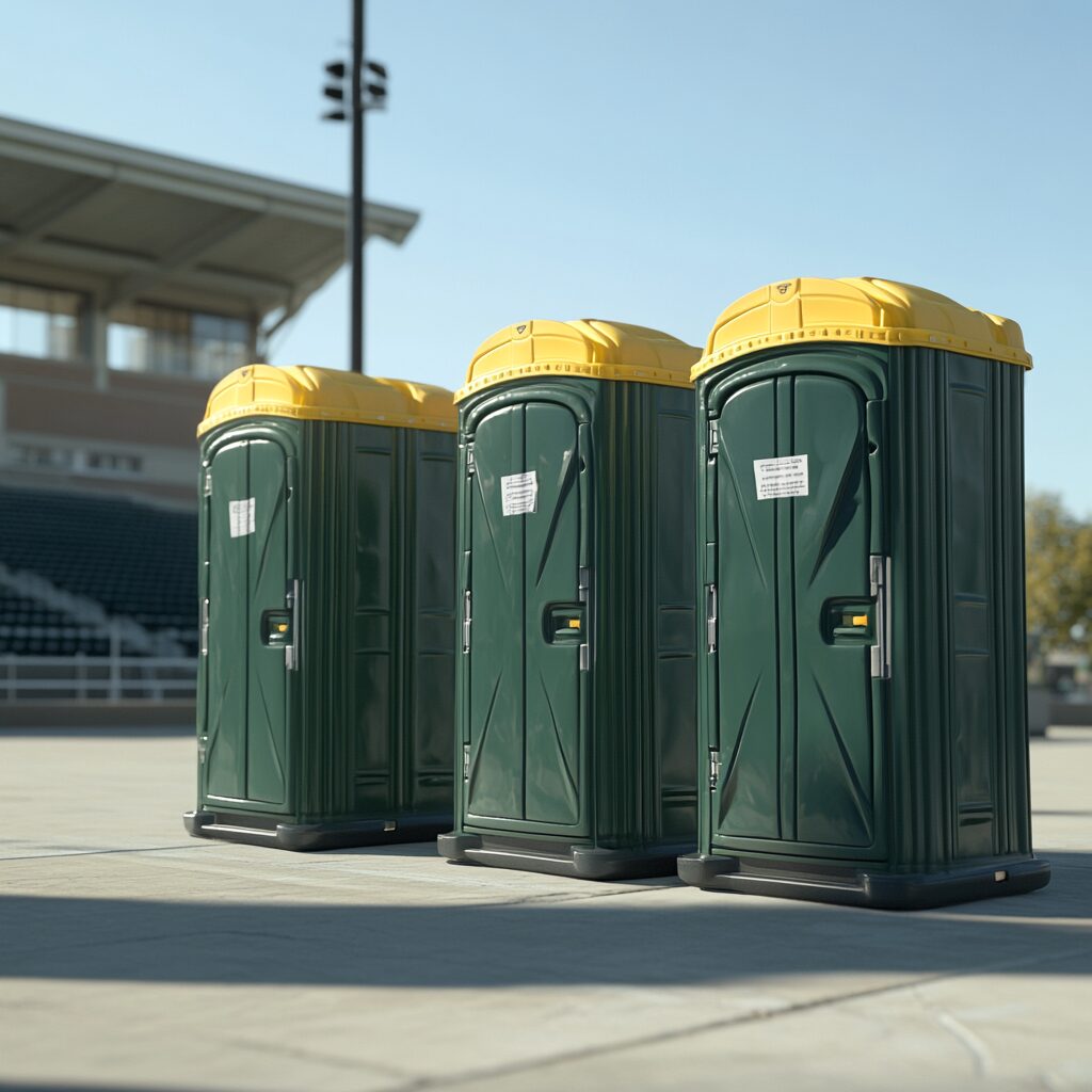 porta potties for college sporting events