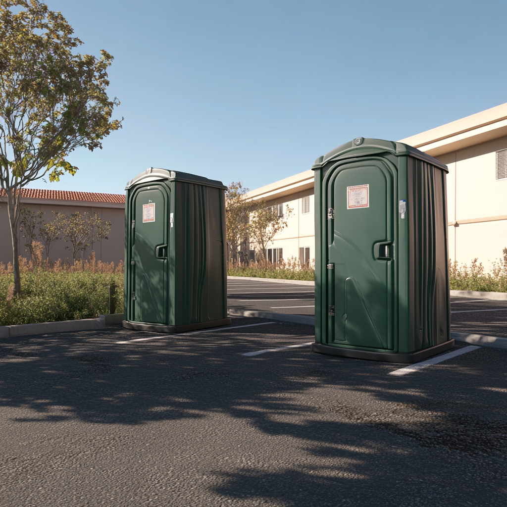 porta potties for campus renovations