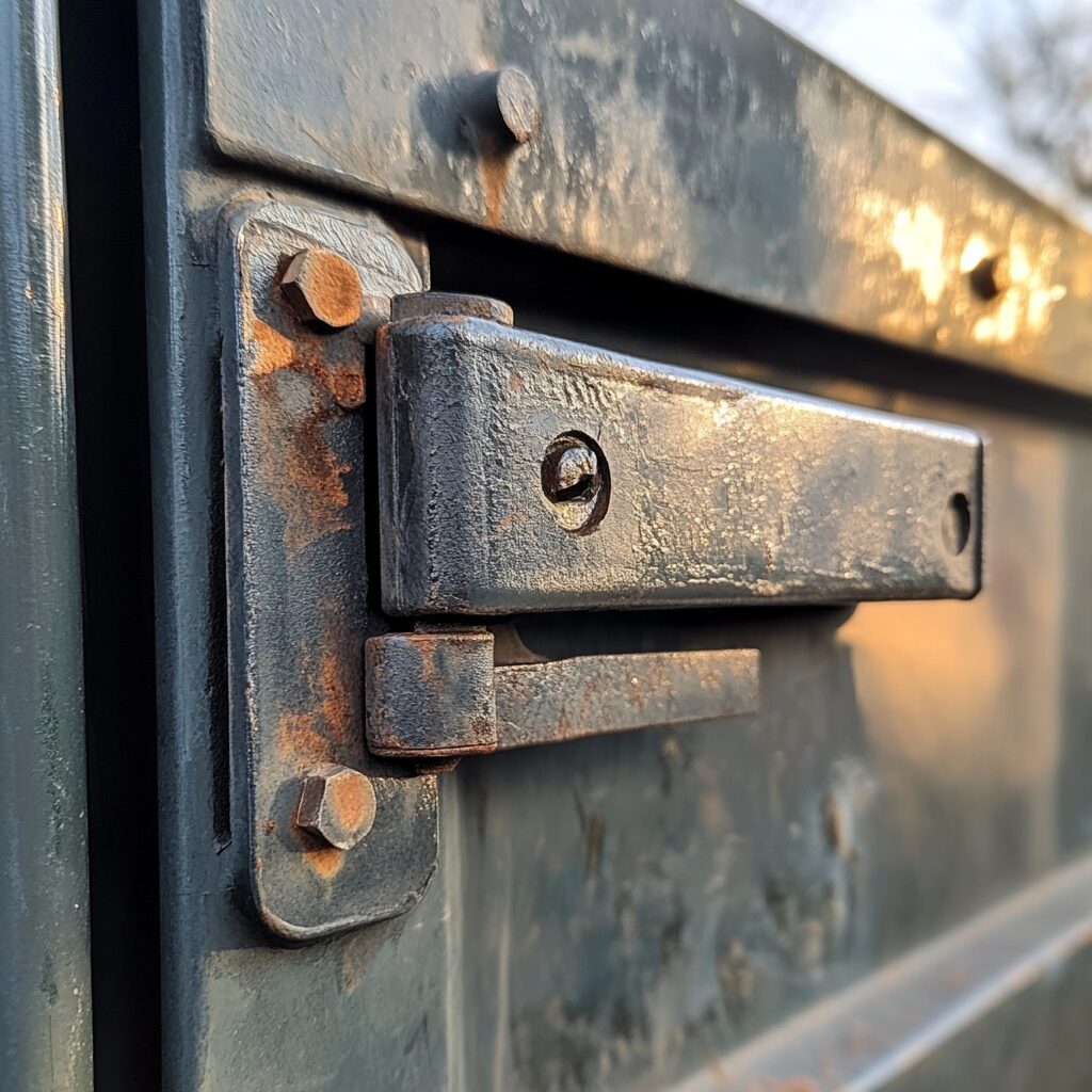 how to lock a dumpster