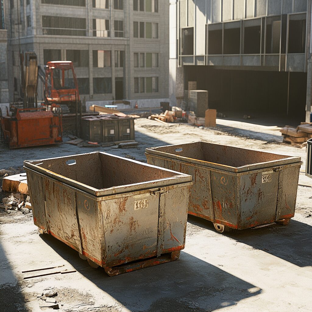 Use smart placement strategies when placing renting dumpsters on construction sites