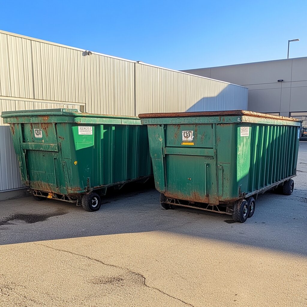 There are five simple strategies for how to spot dumpster wear