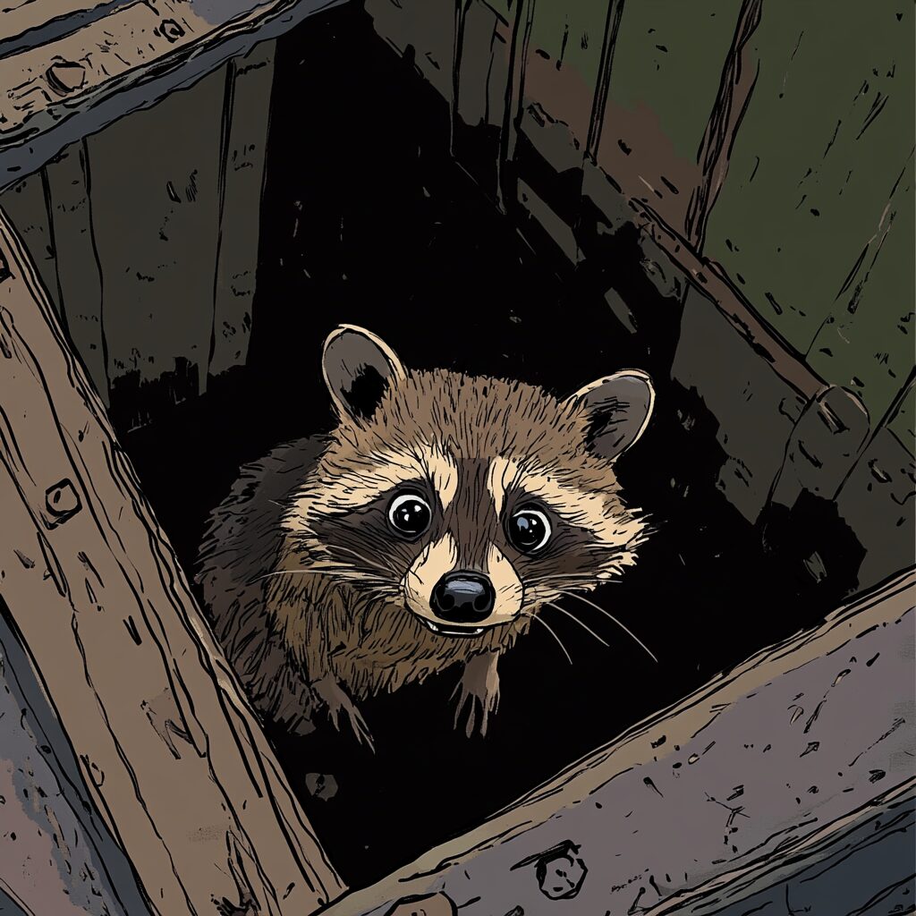 What should you do about raccoon in a dumpster?