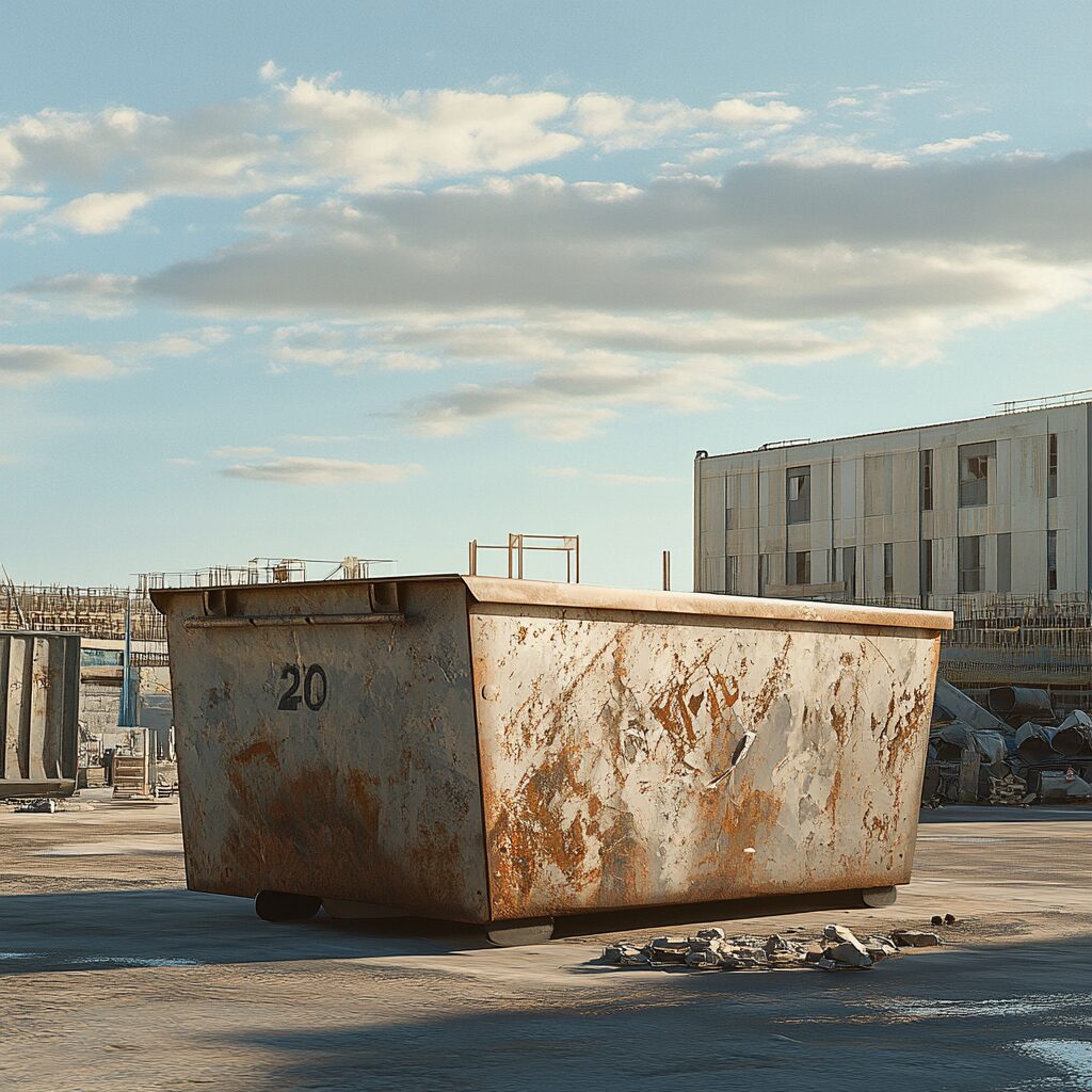 Rolloff dumpster rental size options range from 10 to 40 yards.