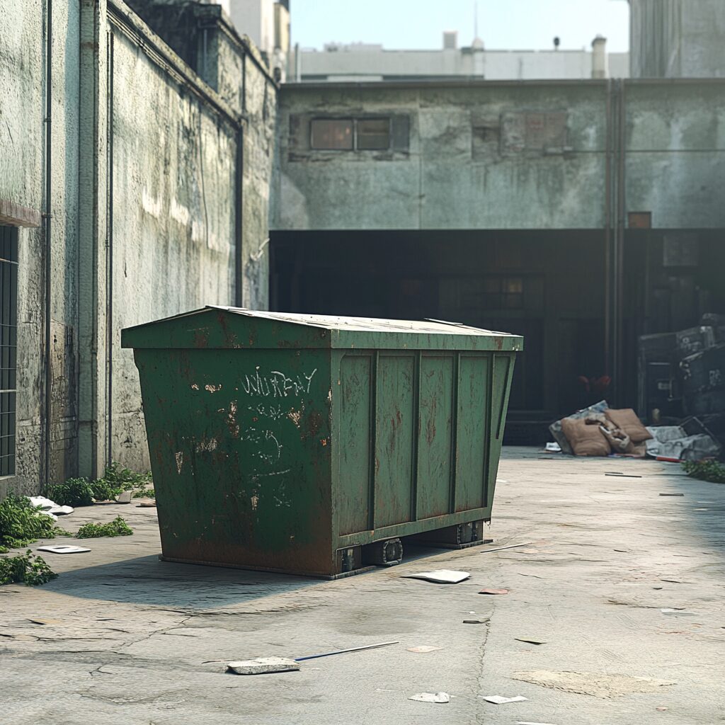 20 yard dumpsters make sense when you have lots of space for placement.