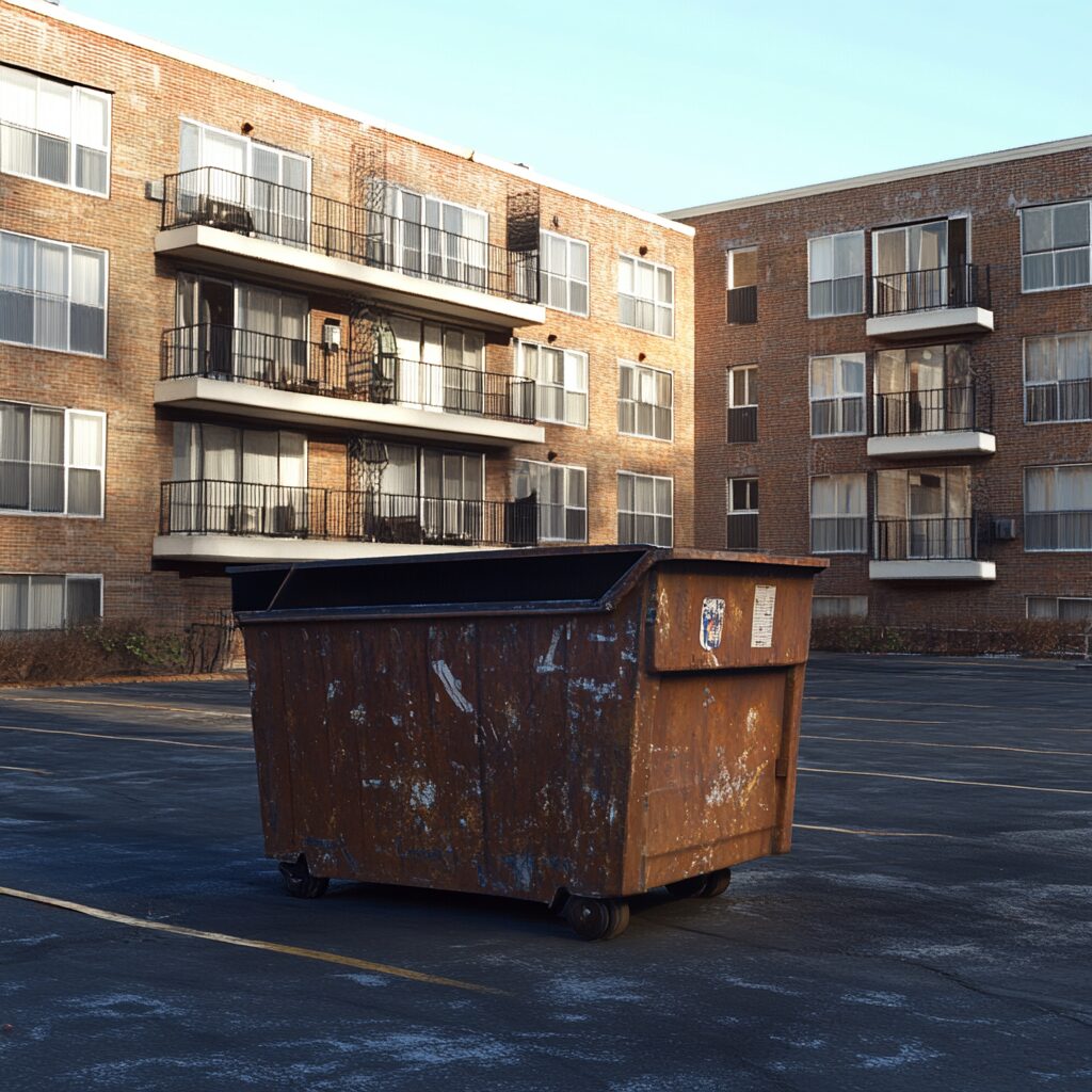 apartment complex dumpster rental size