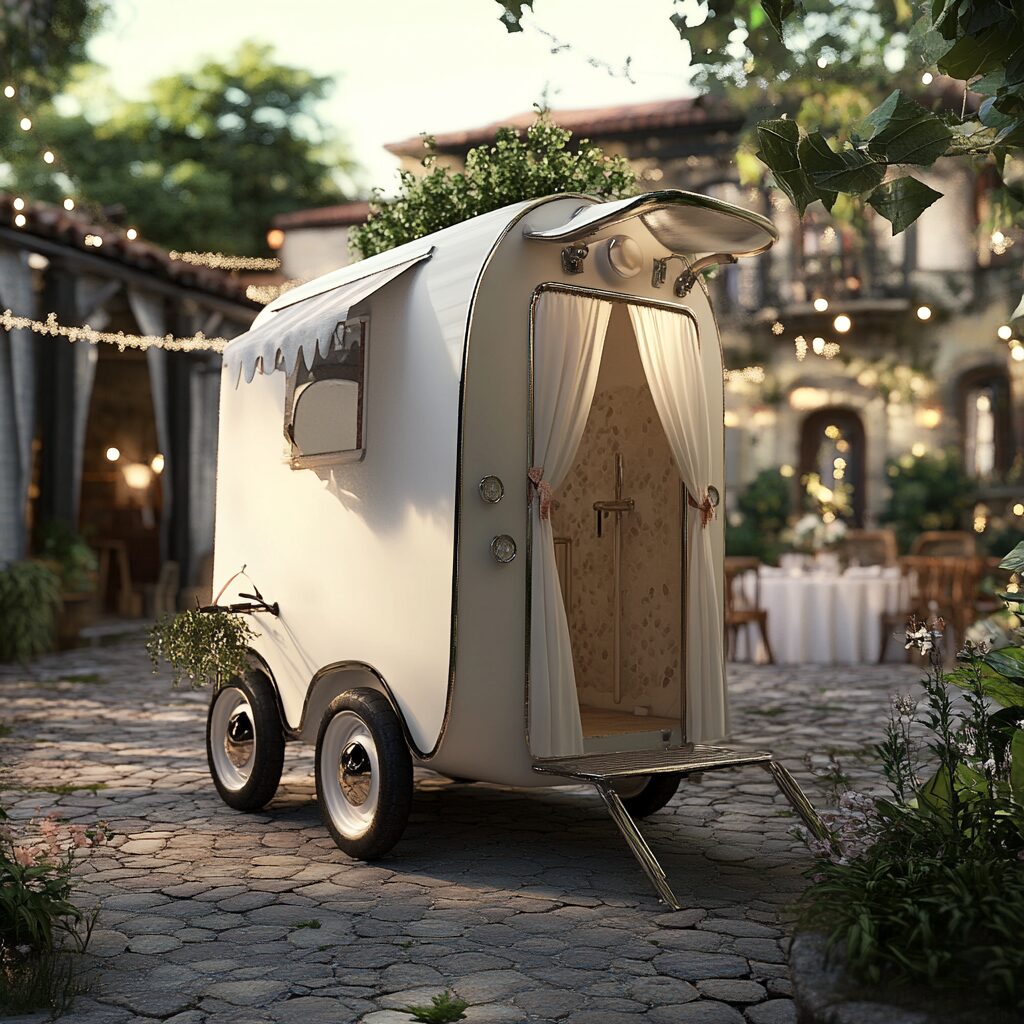 single shower restroom trailers are available for outdoor events