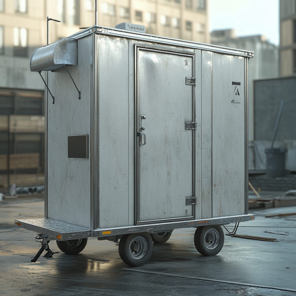 single shower rentable restroom trailers