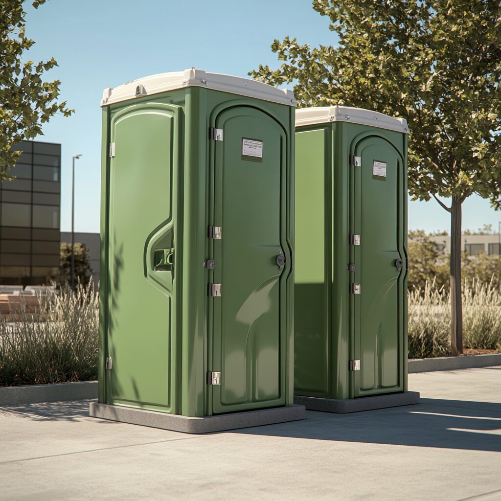 residential porta potty security helps prevent vandalism and damage