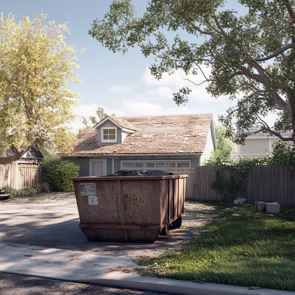 use a national dumpster company for residential remodeling waste disposal