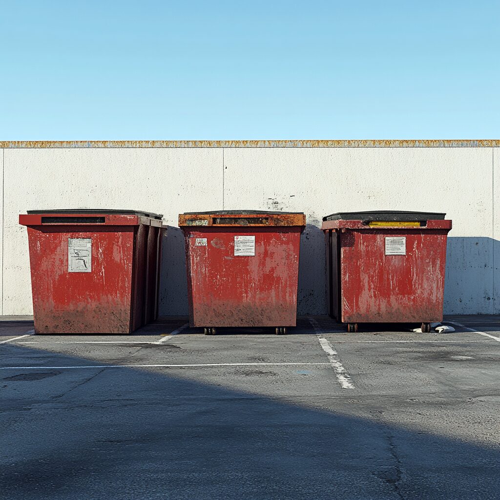 national and local dumpster rental companies offer different price options