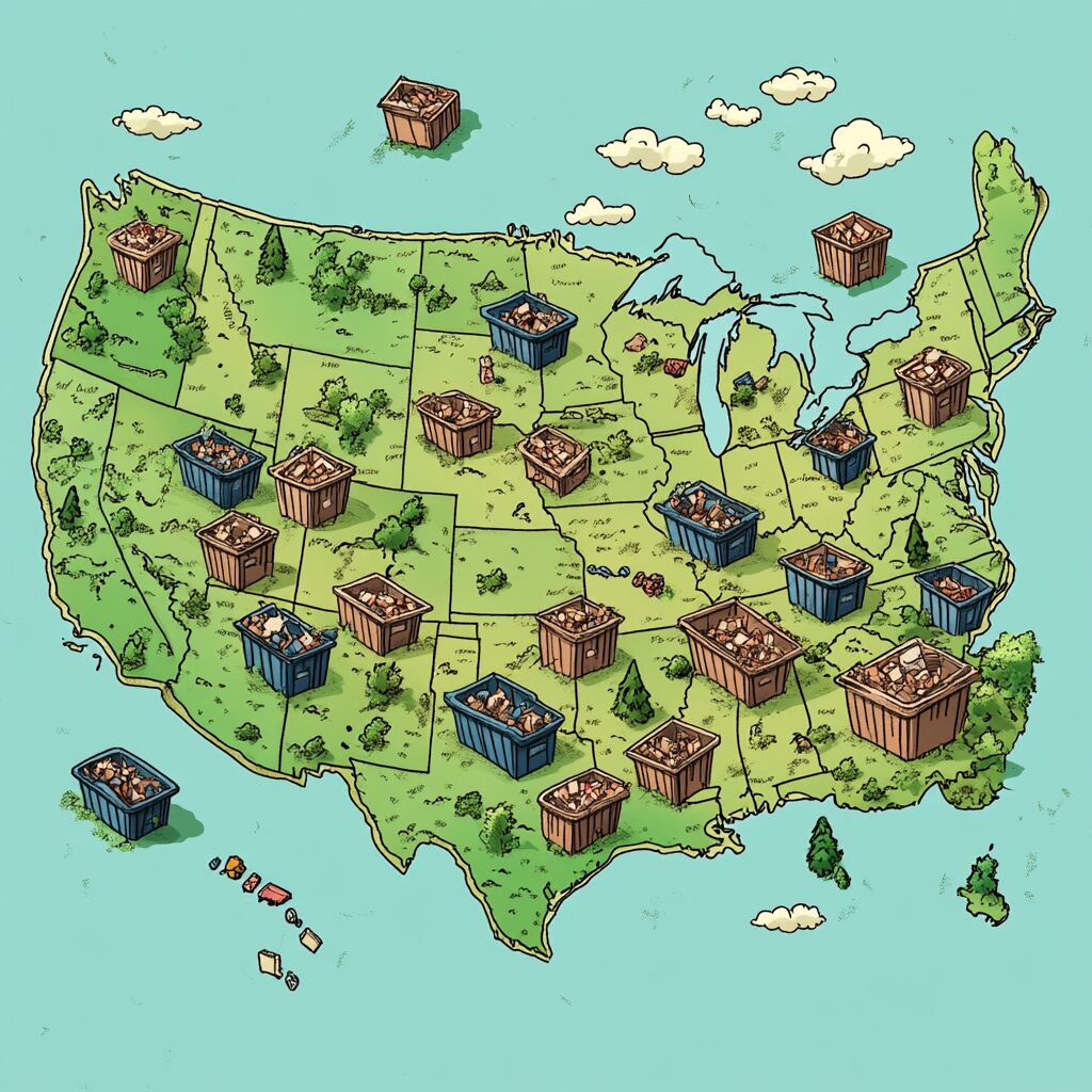 national vs local dumpster rental companies
