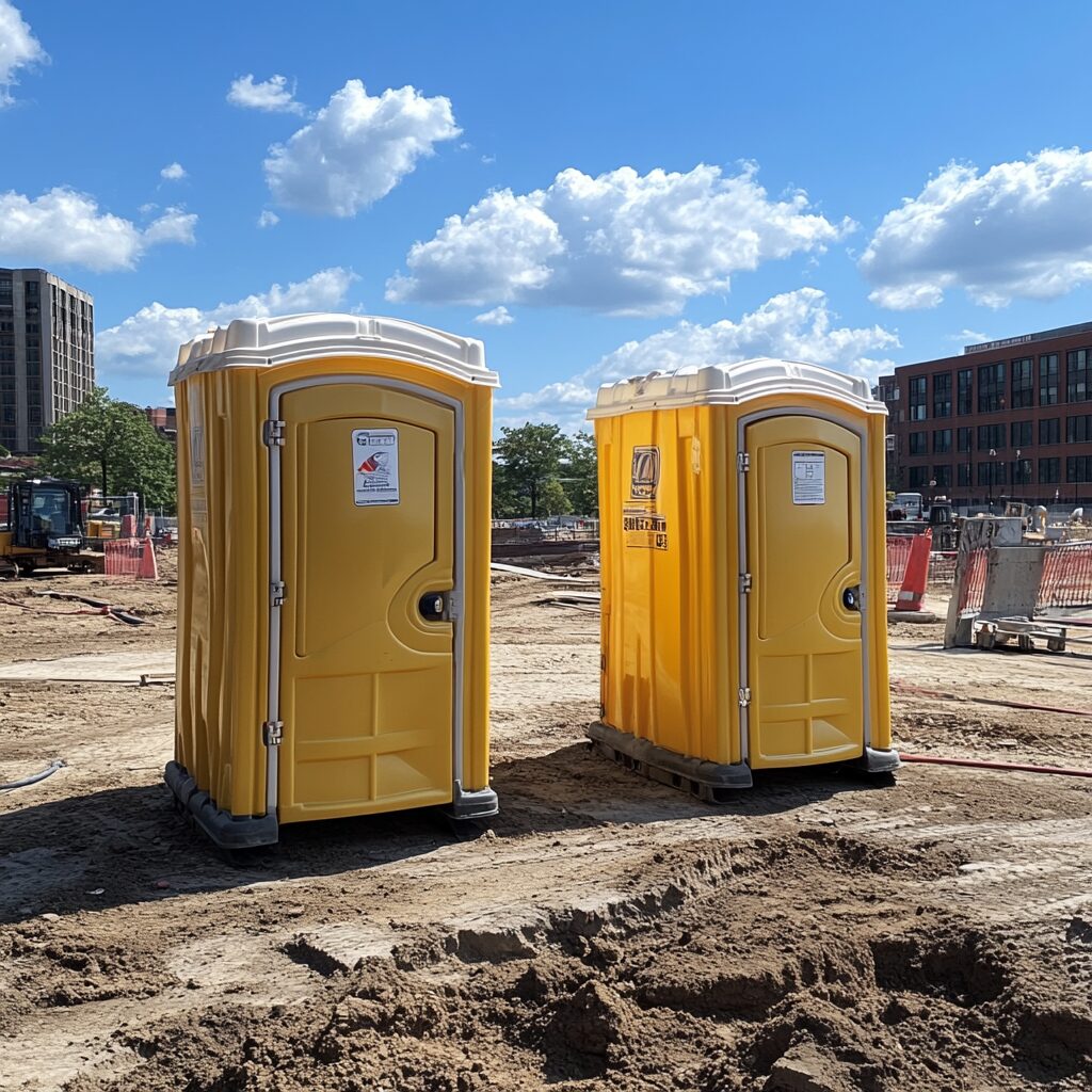 porta potty rental companies are ideal for multi-state construction projects