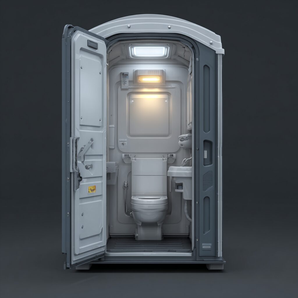 Are porta potties sanitary? Yes, with proper maintenance.