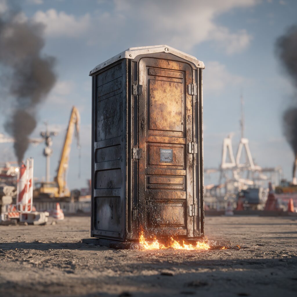 how to prevent porta potty fires