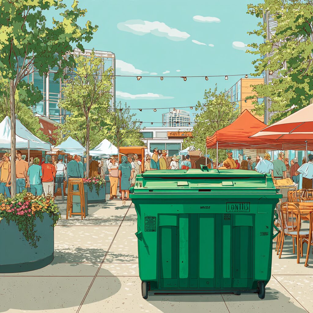 How to estimate waste needs for food festivals