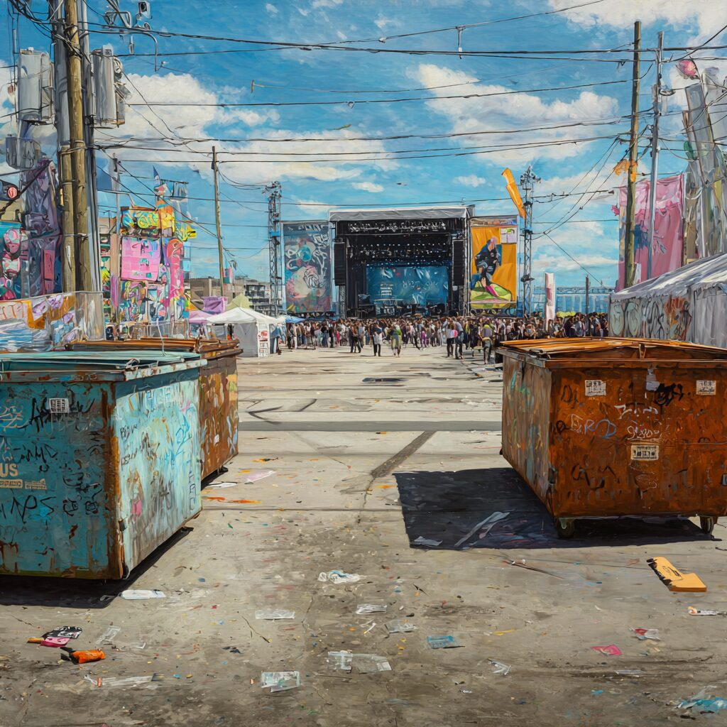 festivals of different types generate lots of waste