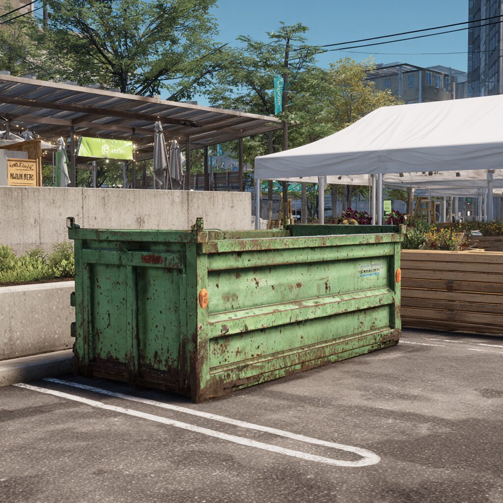 food waste at farmer's markets needs special disposal methods