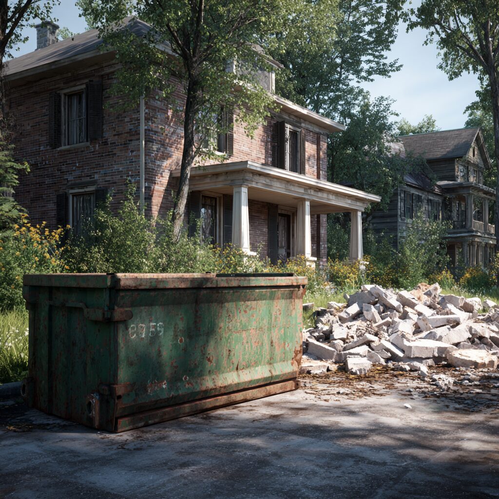 Step by step guide to estimating home construction debris volume
