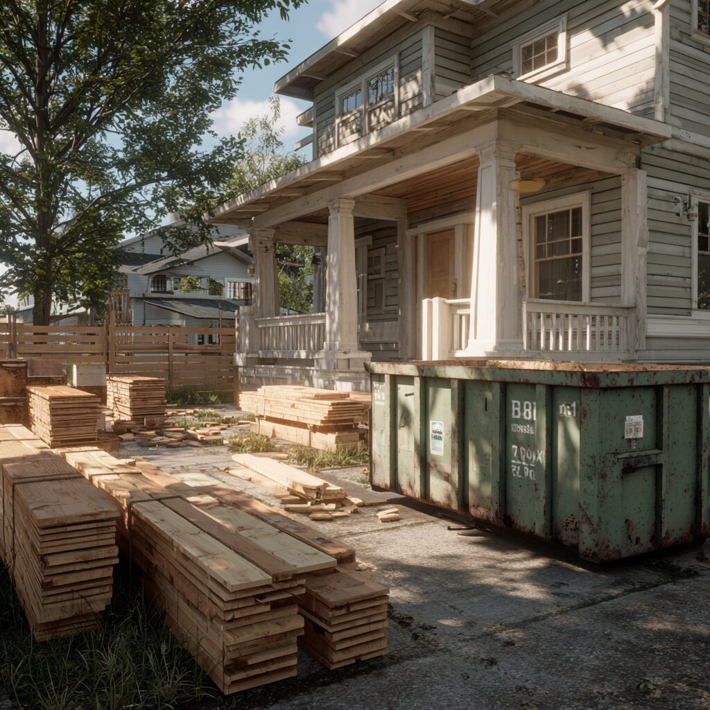 Remodel waste estimation for professional contractors