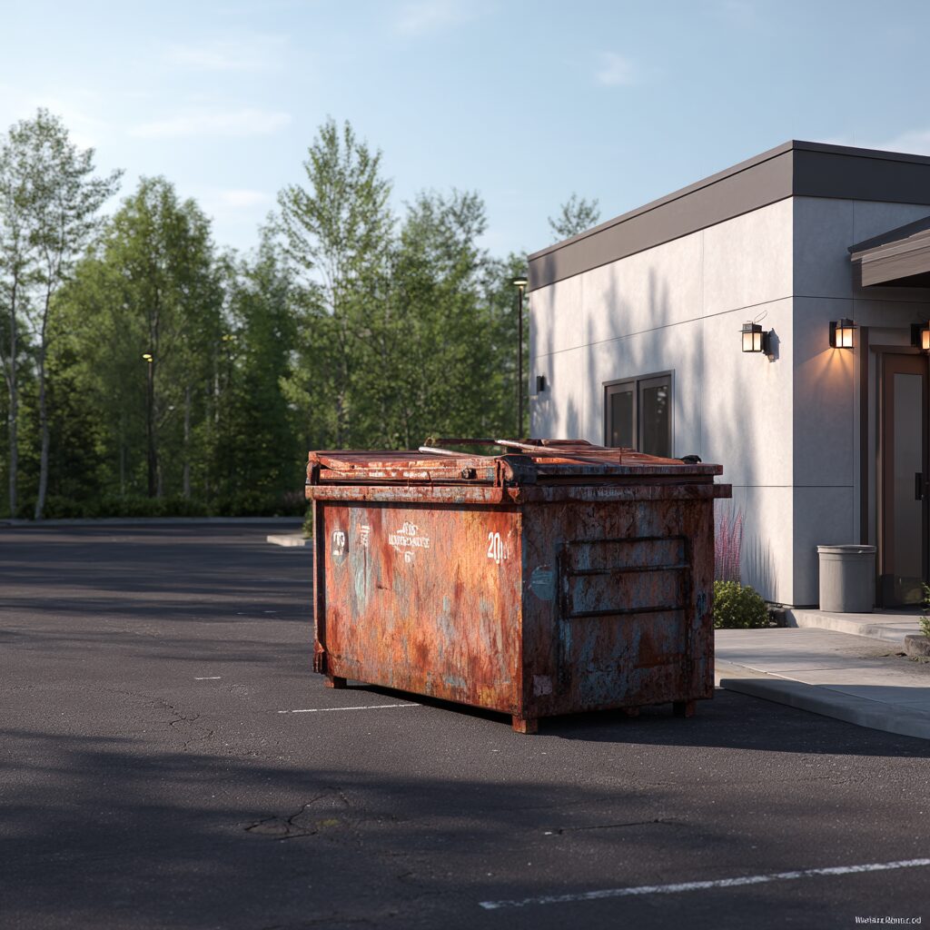 dumpsters for commercial demolition waste