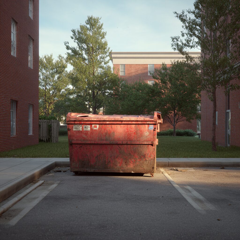 estimating college dorm waste allows for accurate dumpster sizing