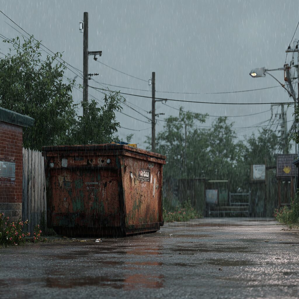 dumpster rentals for flood recover efforts