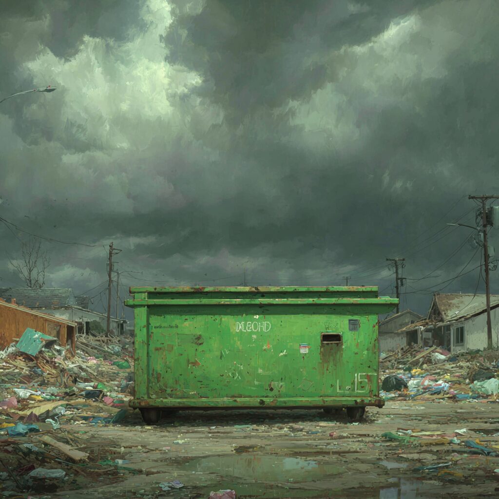 flood recovery waste estimation allows you to rent the right number of dumpsters