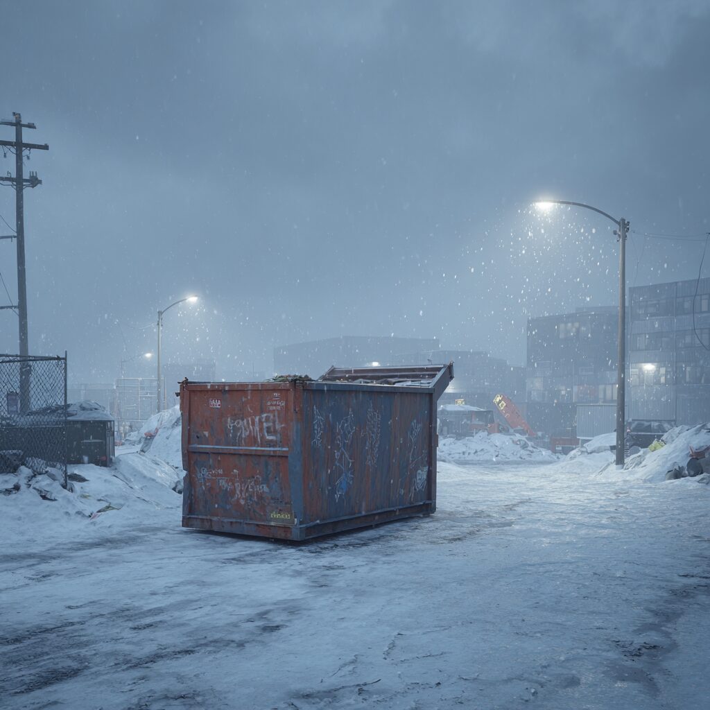 snow and ice affect dumpster weight limits