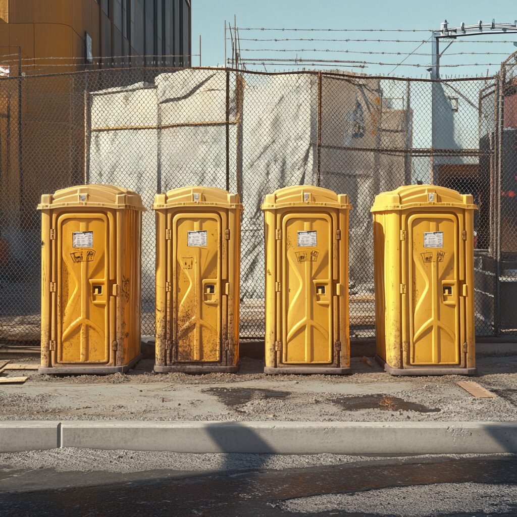 Porta potties at work present unique challenges for employees.