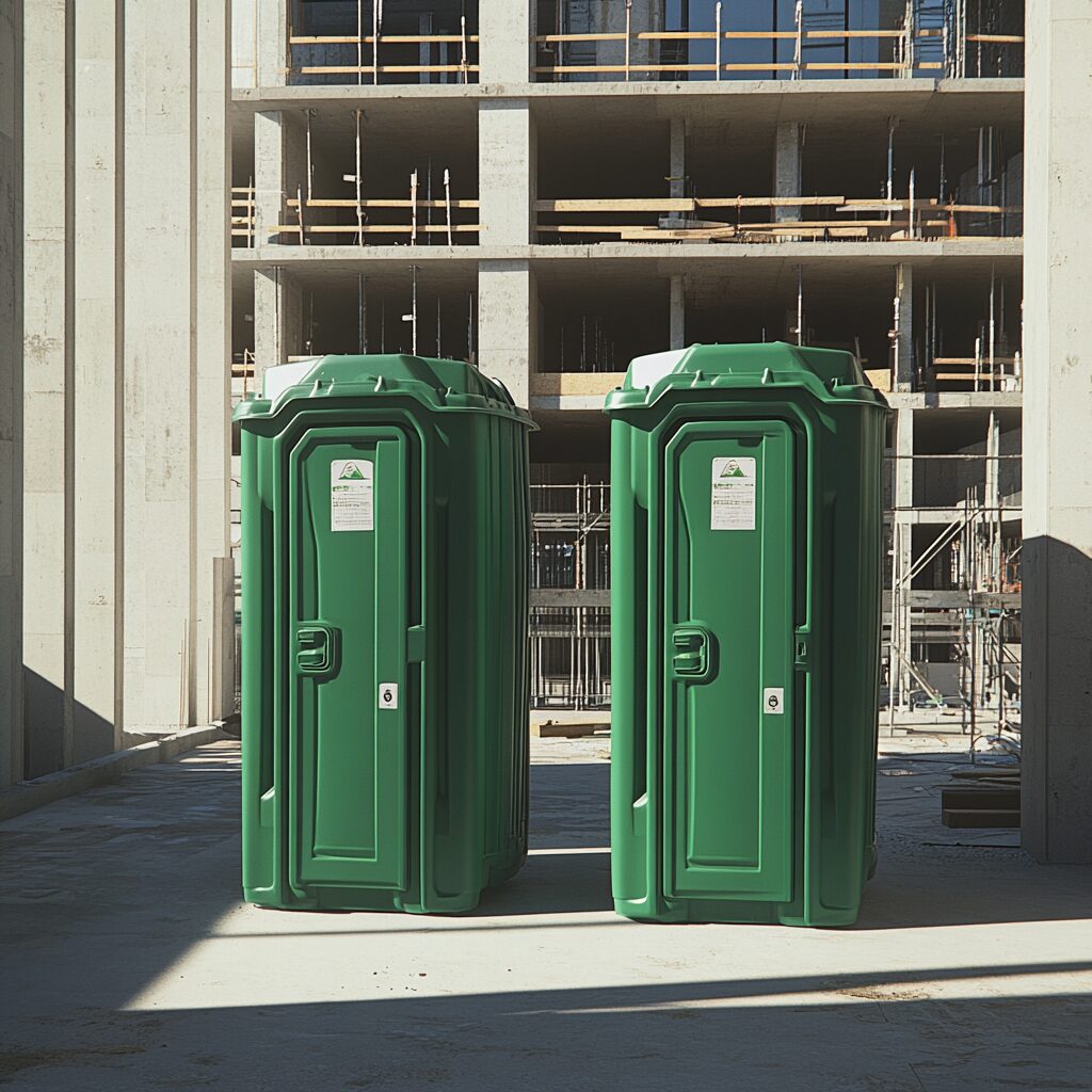 It's possible to recover items dropped into a work porta potty.