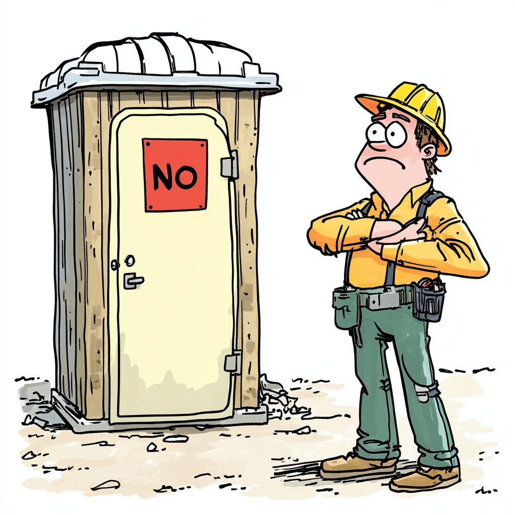 Is your employer providing enough porta potties?