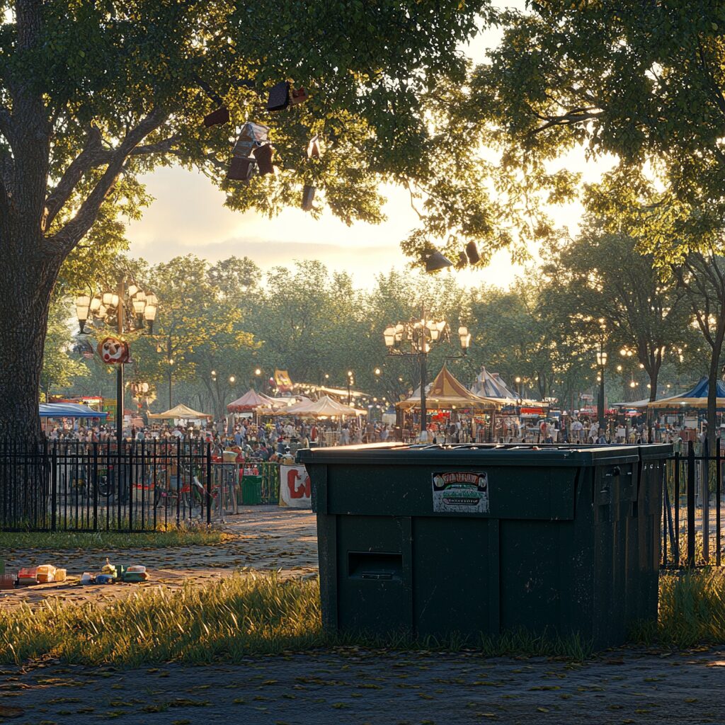 Guide to dumpster use for event staff