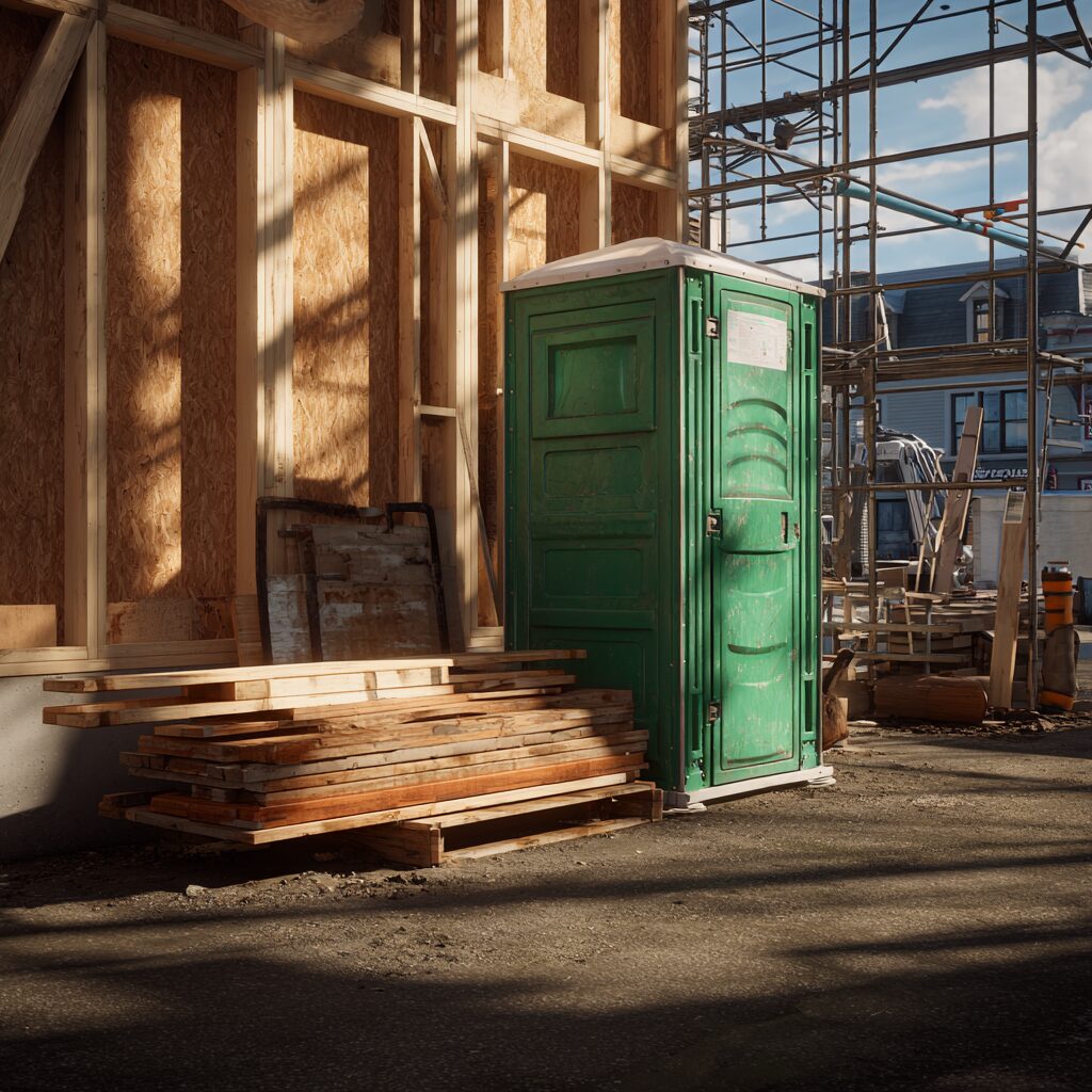 porta potties on jobsites must be clean and accessible