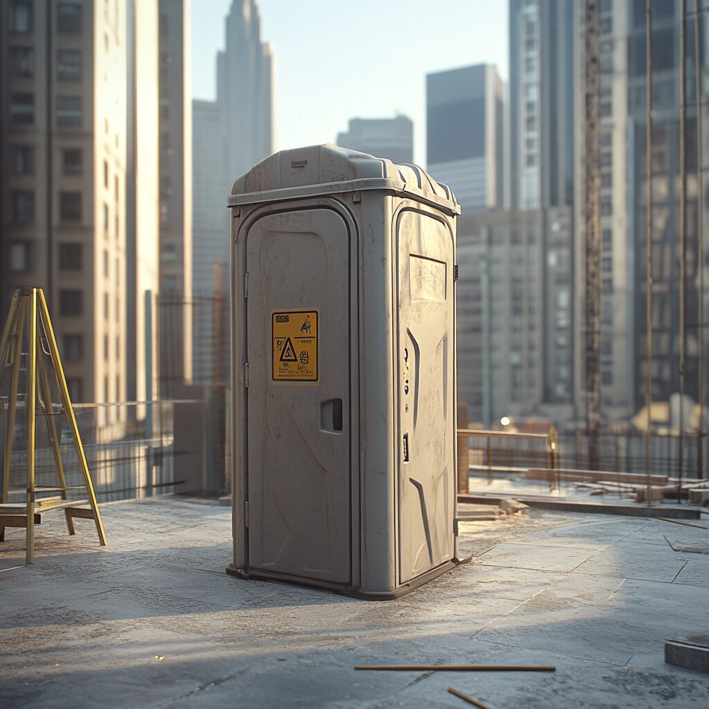 how to cool porta potties on construction sites