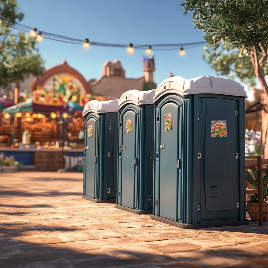 Event staff will work with porta potty providers to ensure the best experience