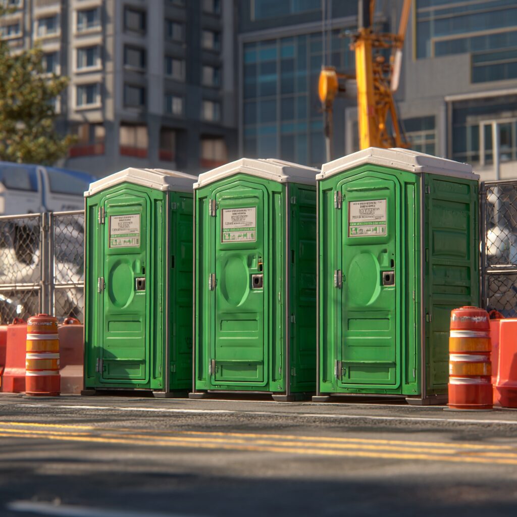 Porta potty rental costs for construction sites
