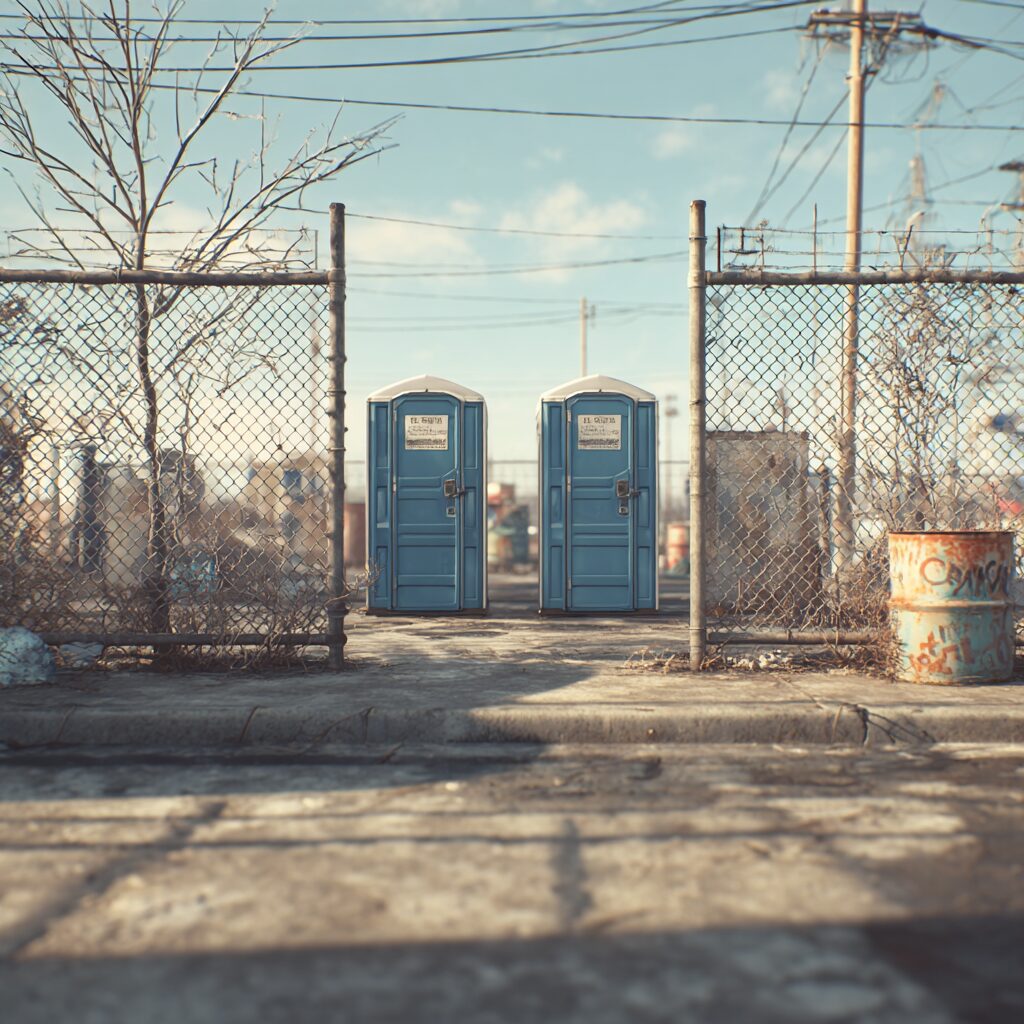 porta potty needs for site prep are minimal but vital