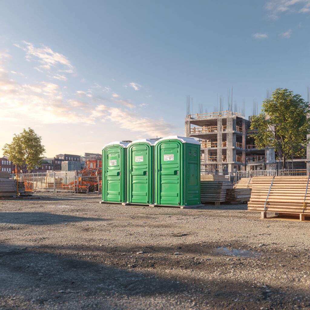 Porta potty rental costs for construction phases