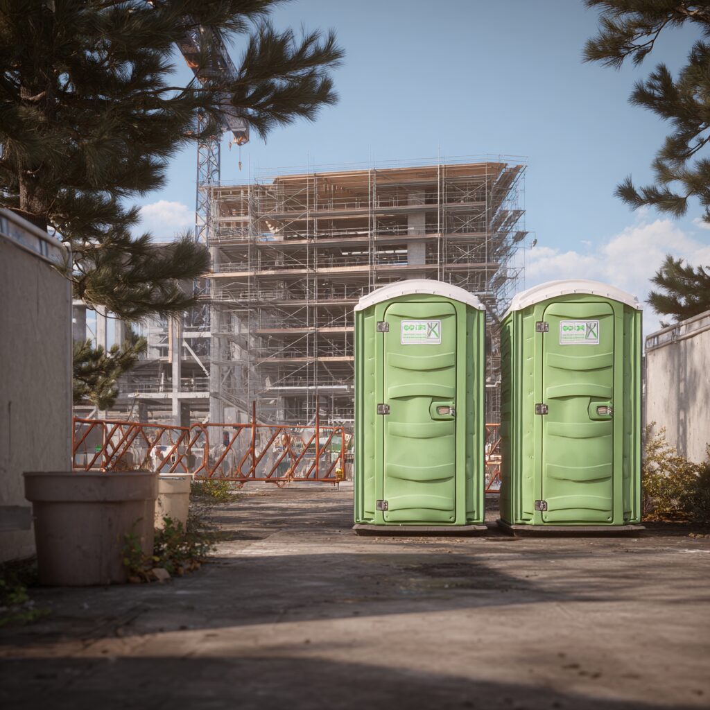 Construction projects across multiple sites require porta potty coordination