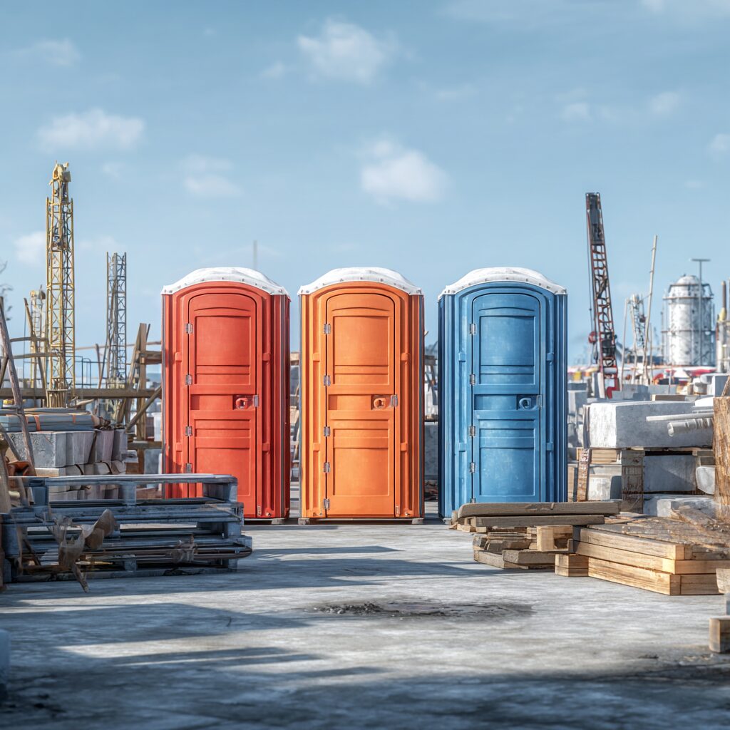 Correctly estimating crew size helps save money on construction porta potties